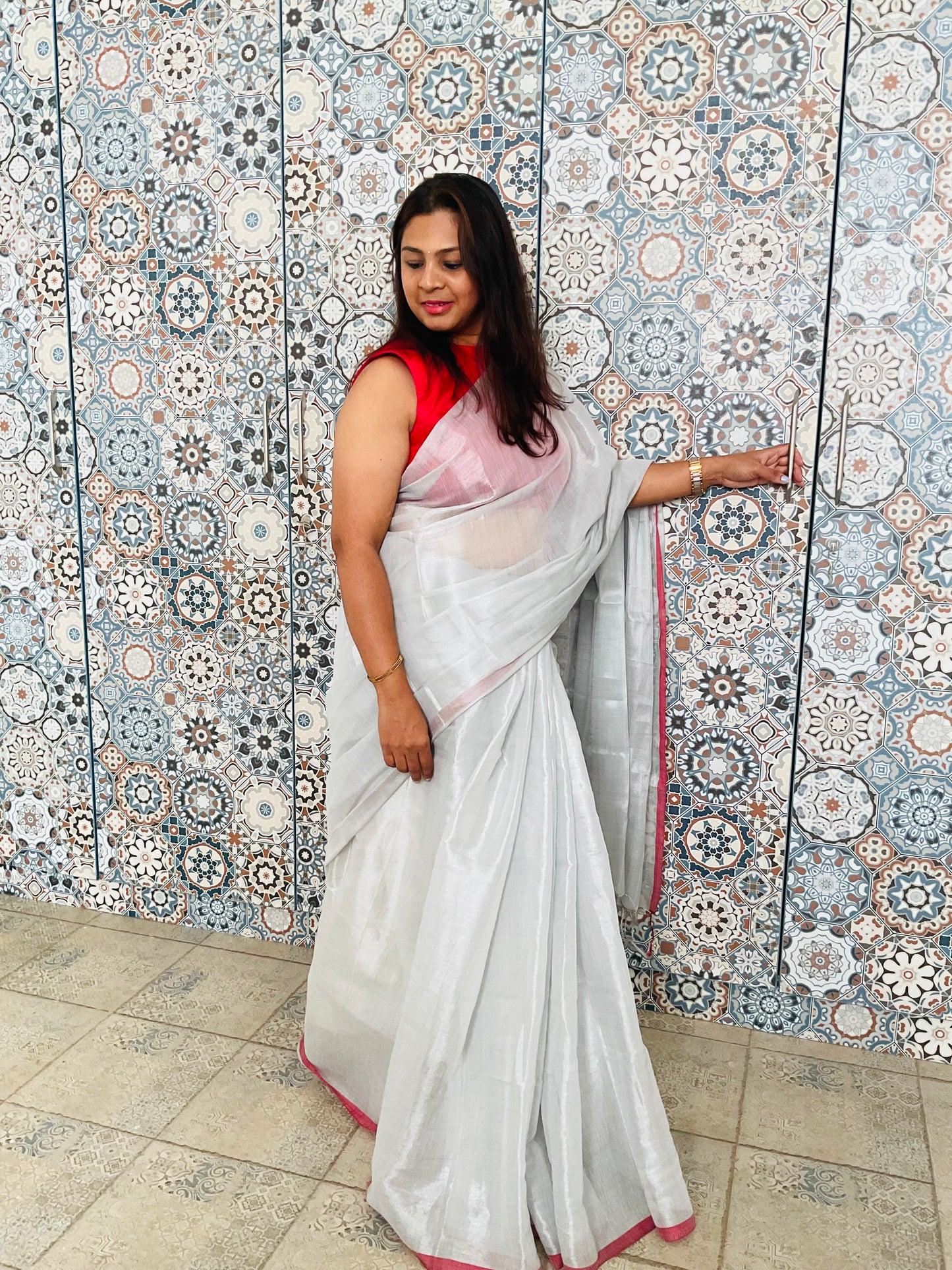 Khadi Tissue saree (Trisha-004)