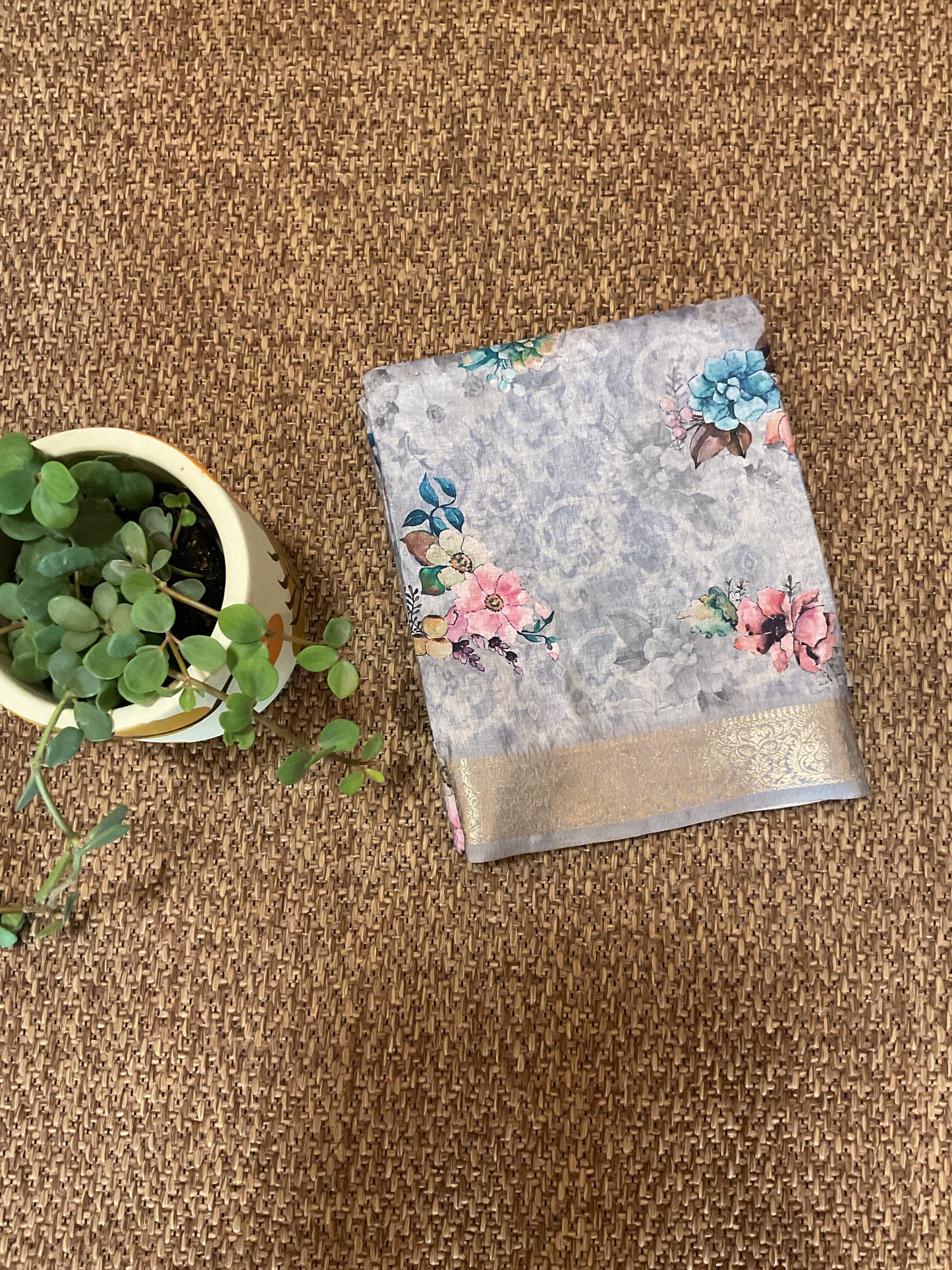 Fancy digital printed saree(03)