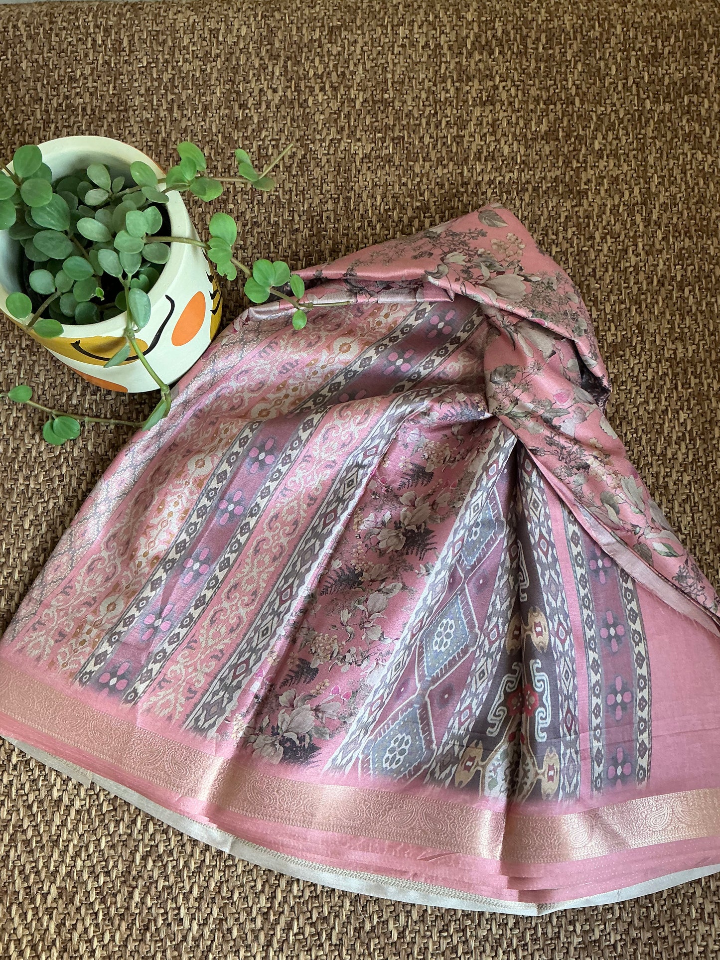 Fancy digital printed saree(01)