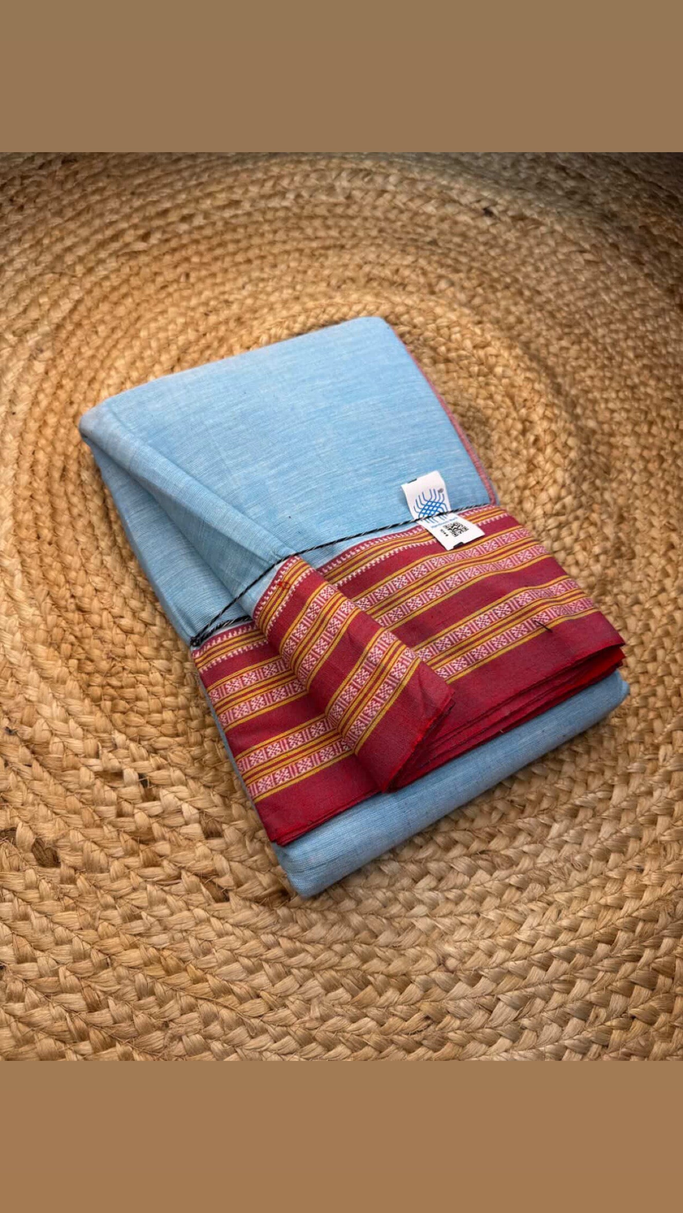 Handloom Pattedanchu Cotton Saree with Traditional Ilkal Border | Lightweight & Elegant