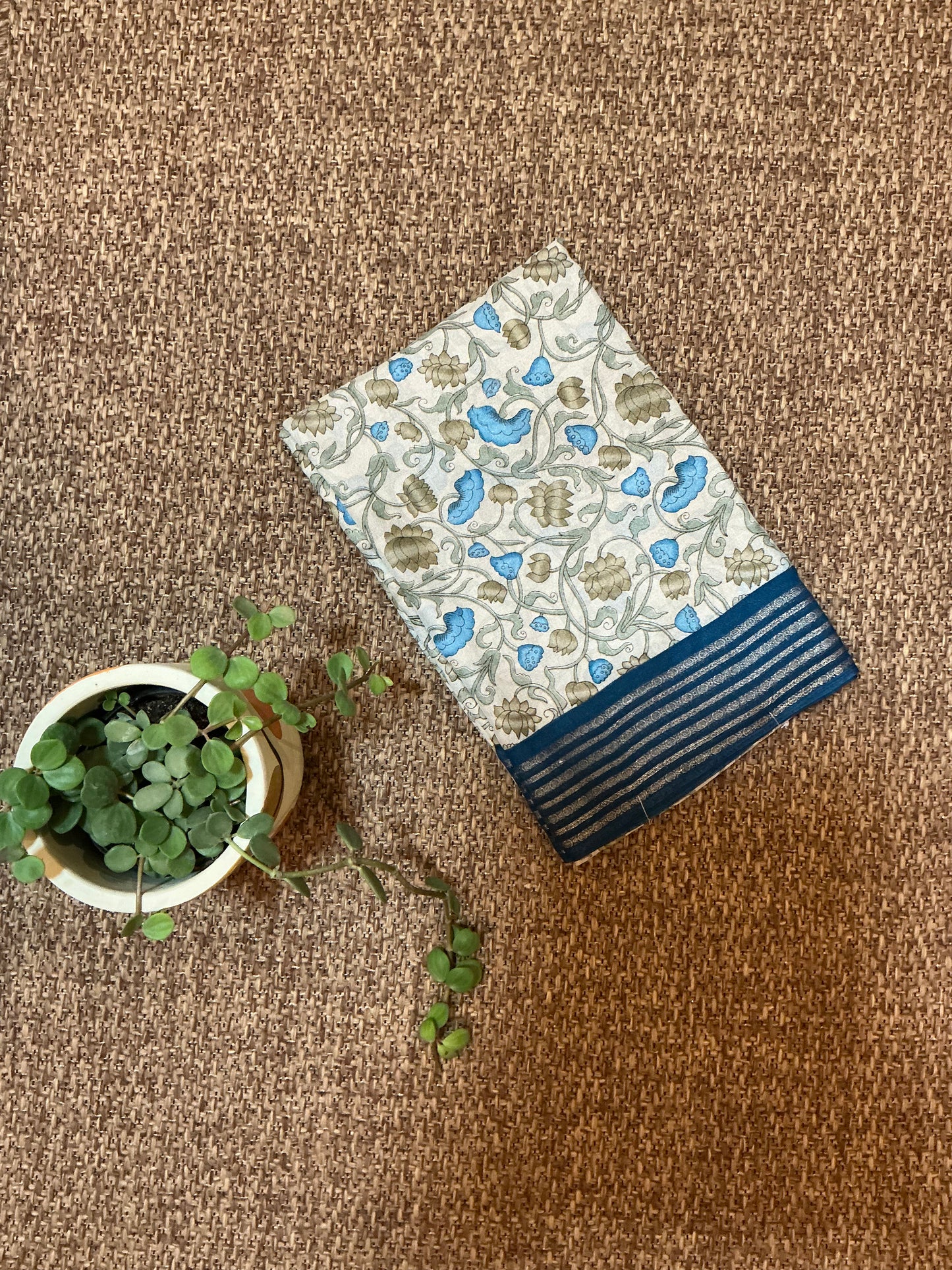 Fancy kalamkari synthetic saree