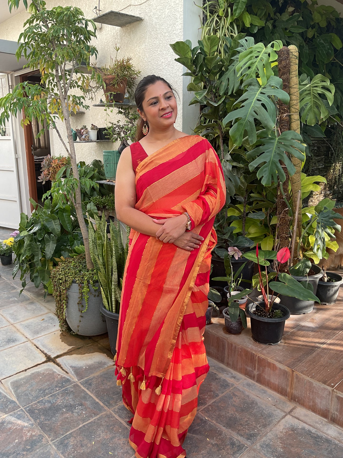 Mul cotton saree (code-01)