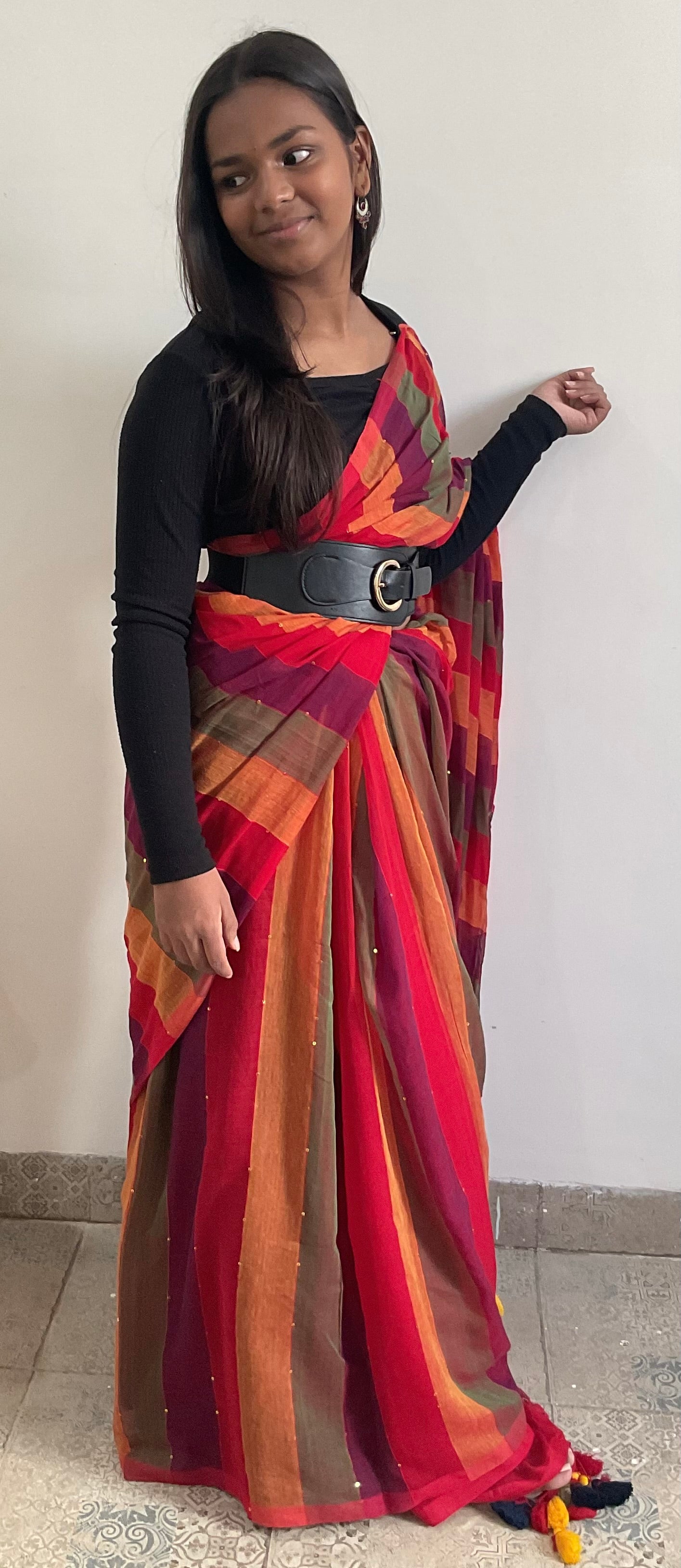 Mul cotton saree (code-02)
