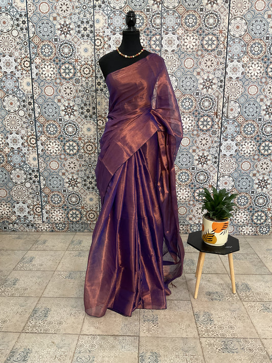 Khadi Tissue saree( Trisha-007)