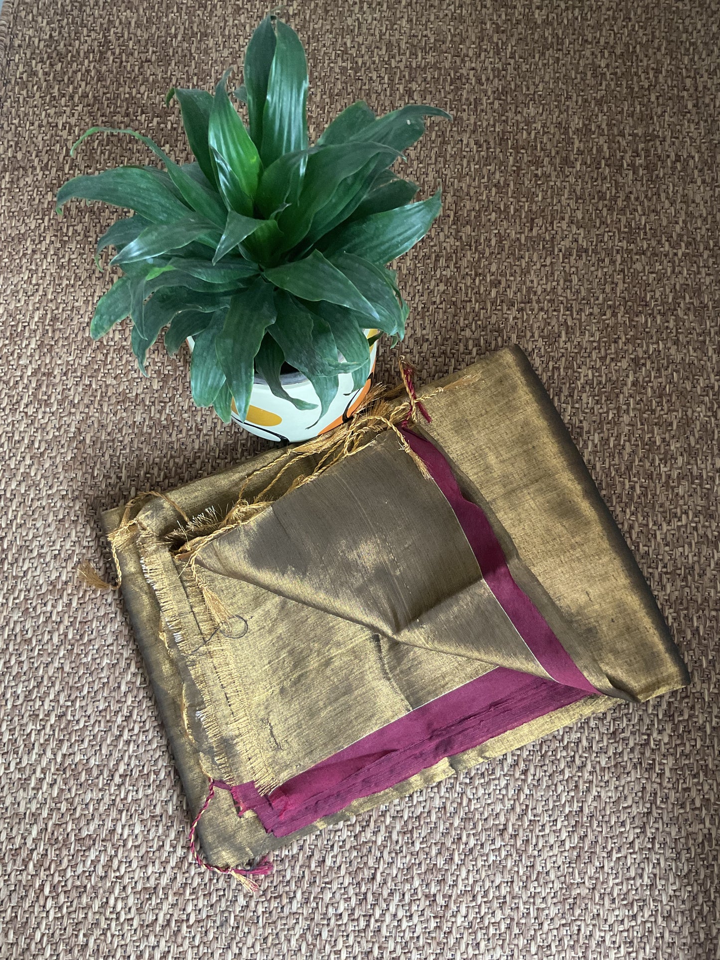 Khadi Tissue saree