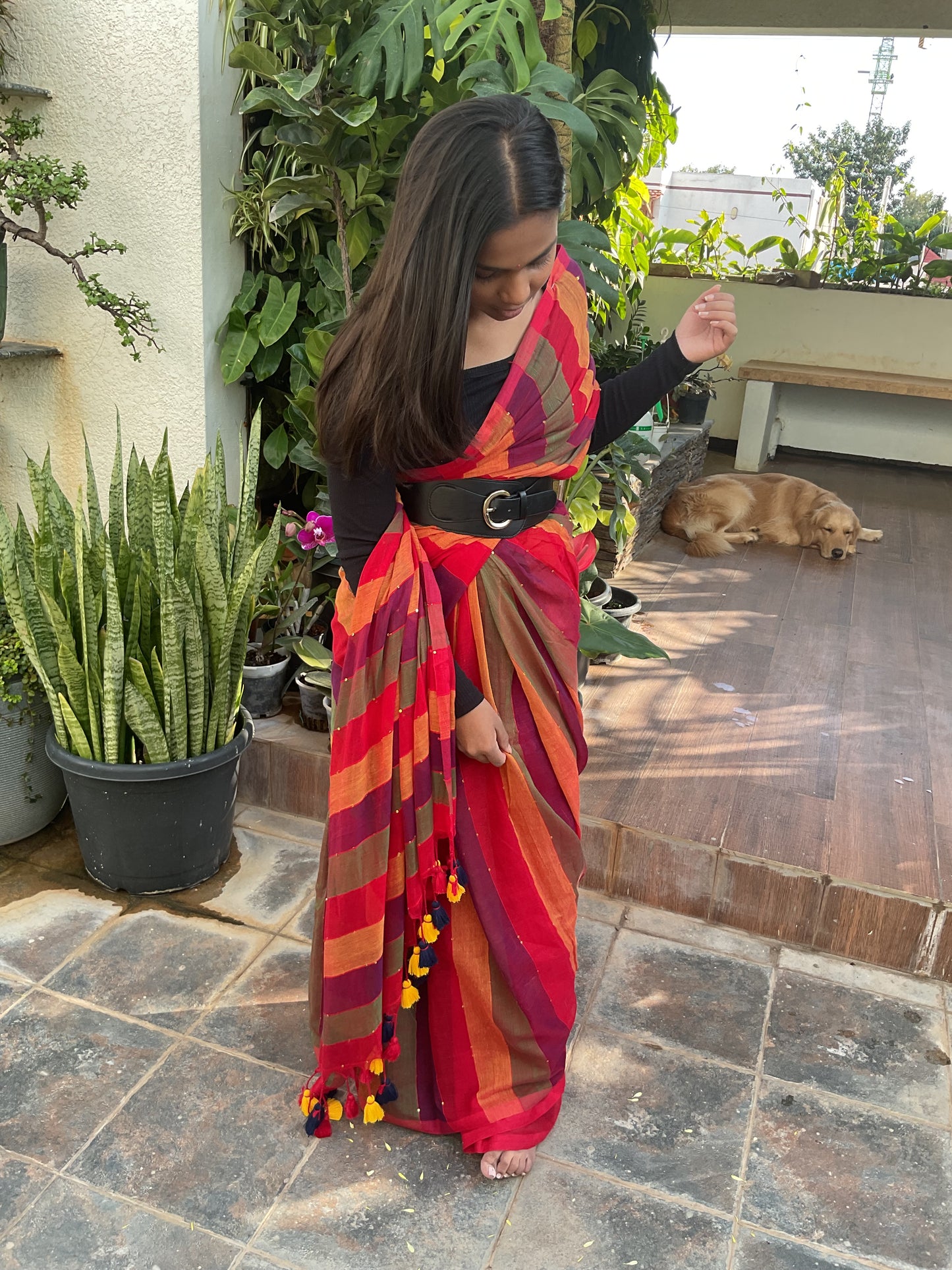 Mul cotton saree (code-02)