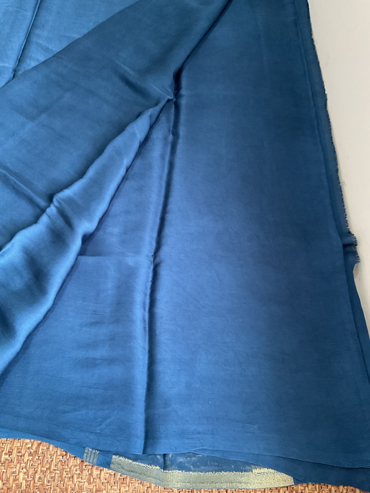 Gajji silk saree(Blue)