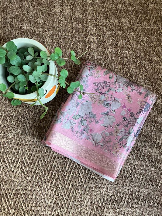 Fancy digital printed saree(01)