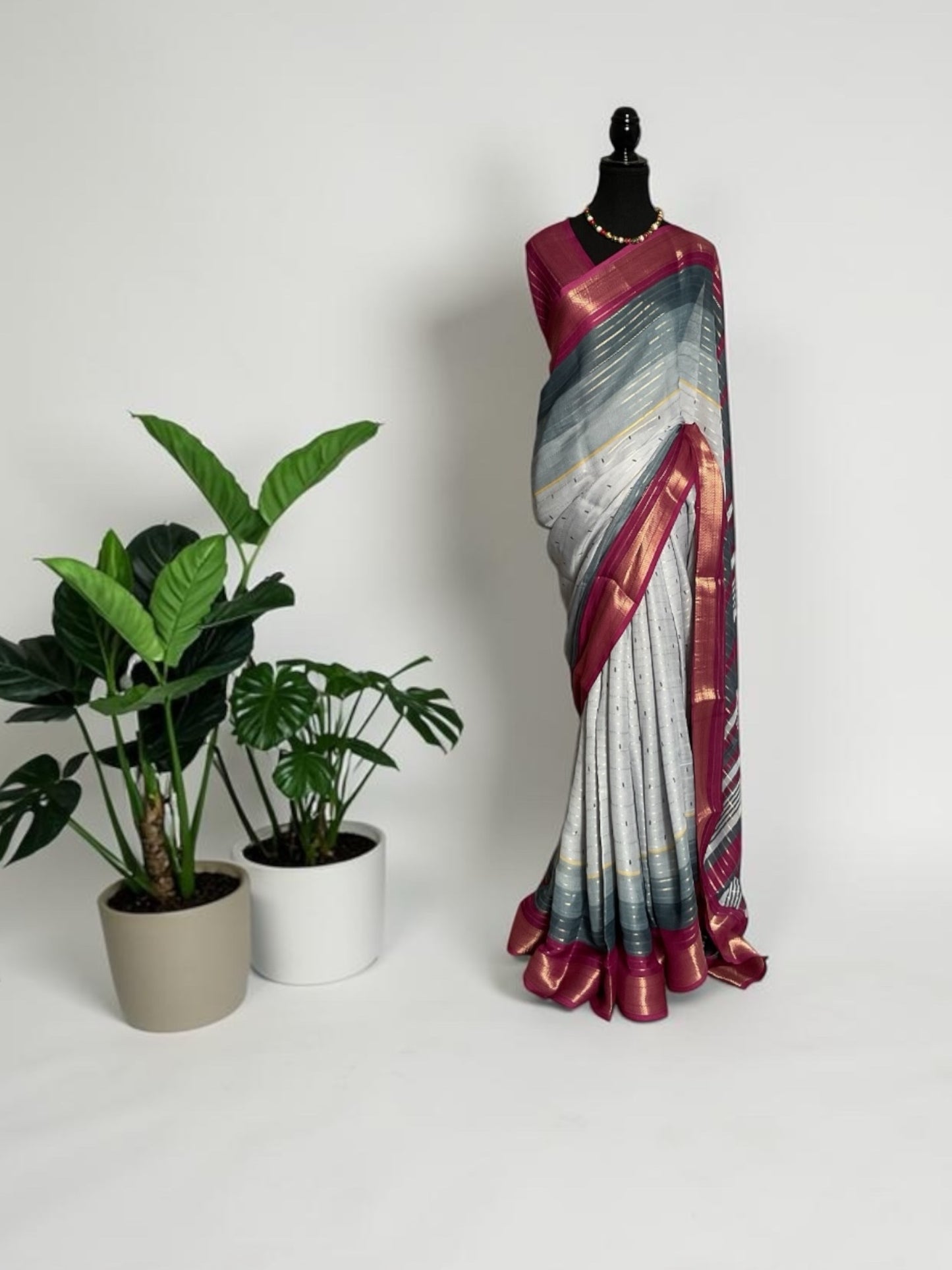 Indrani Silk chiffon saree(001)