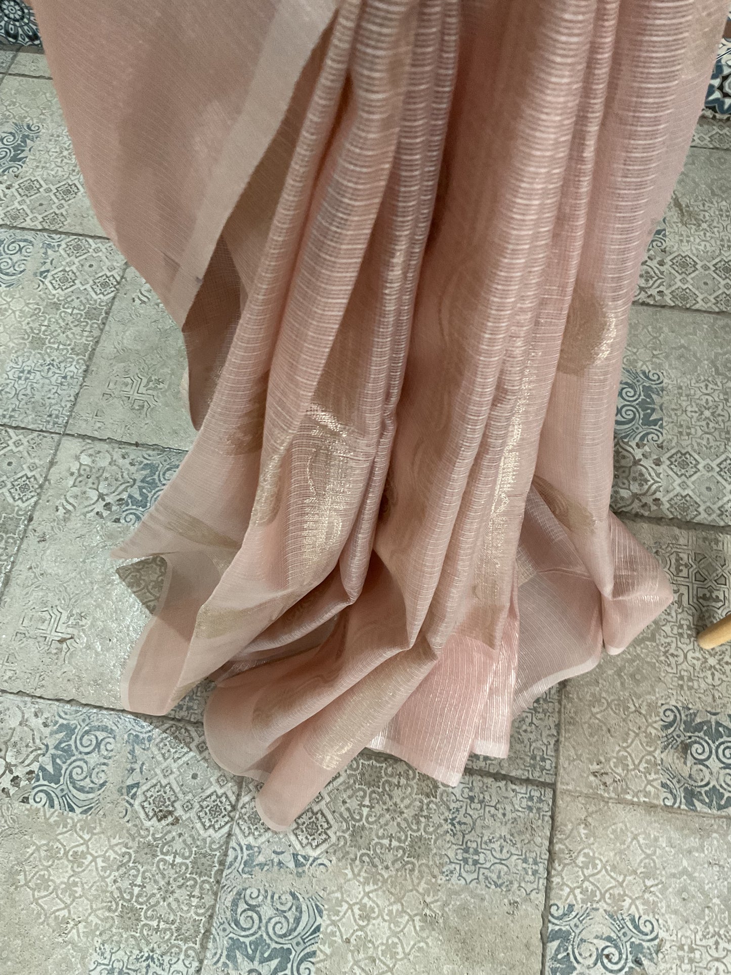 Kota Tissue Saree(pink)