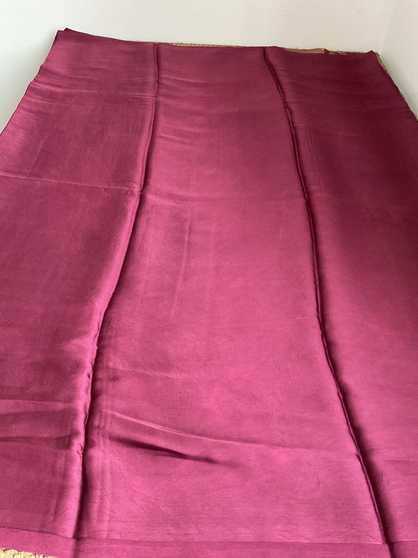 Gajji silk saree(wine purple)
