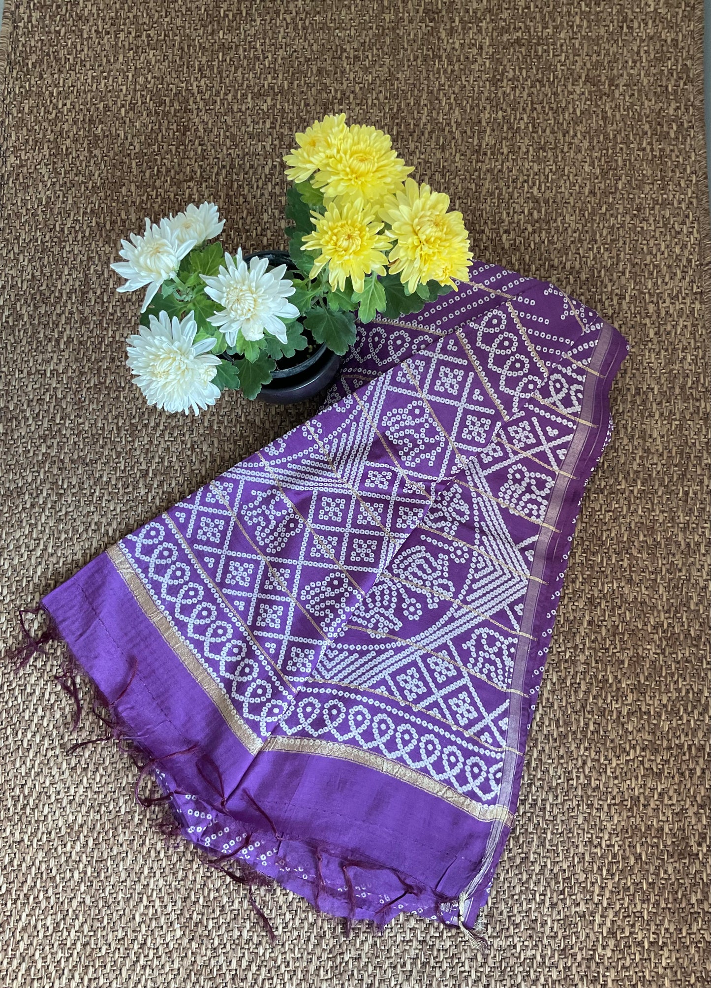 Soft cotton saree( violet)