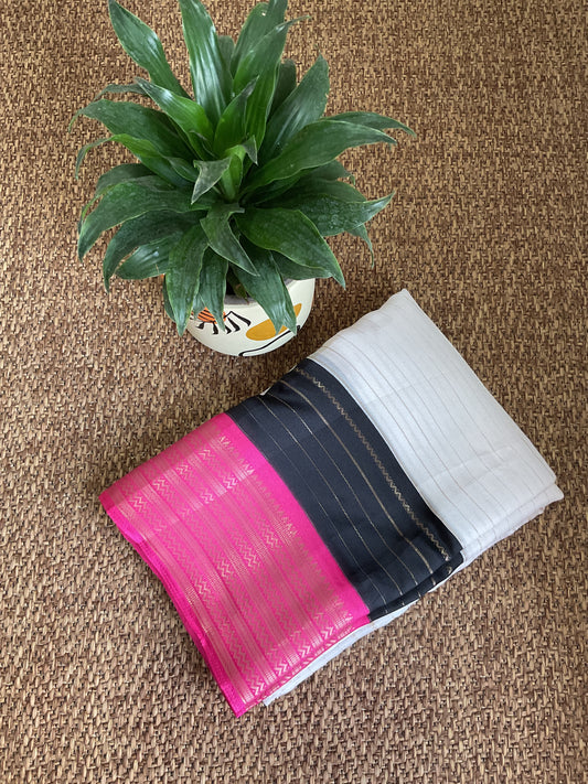 Indrani silk chiffon saree (004)