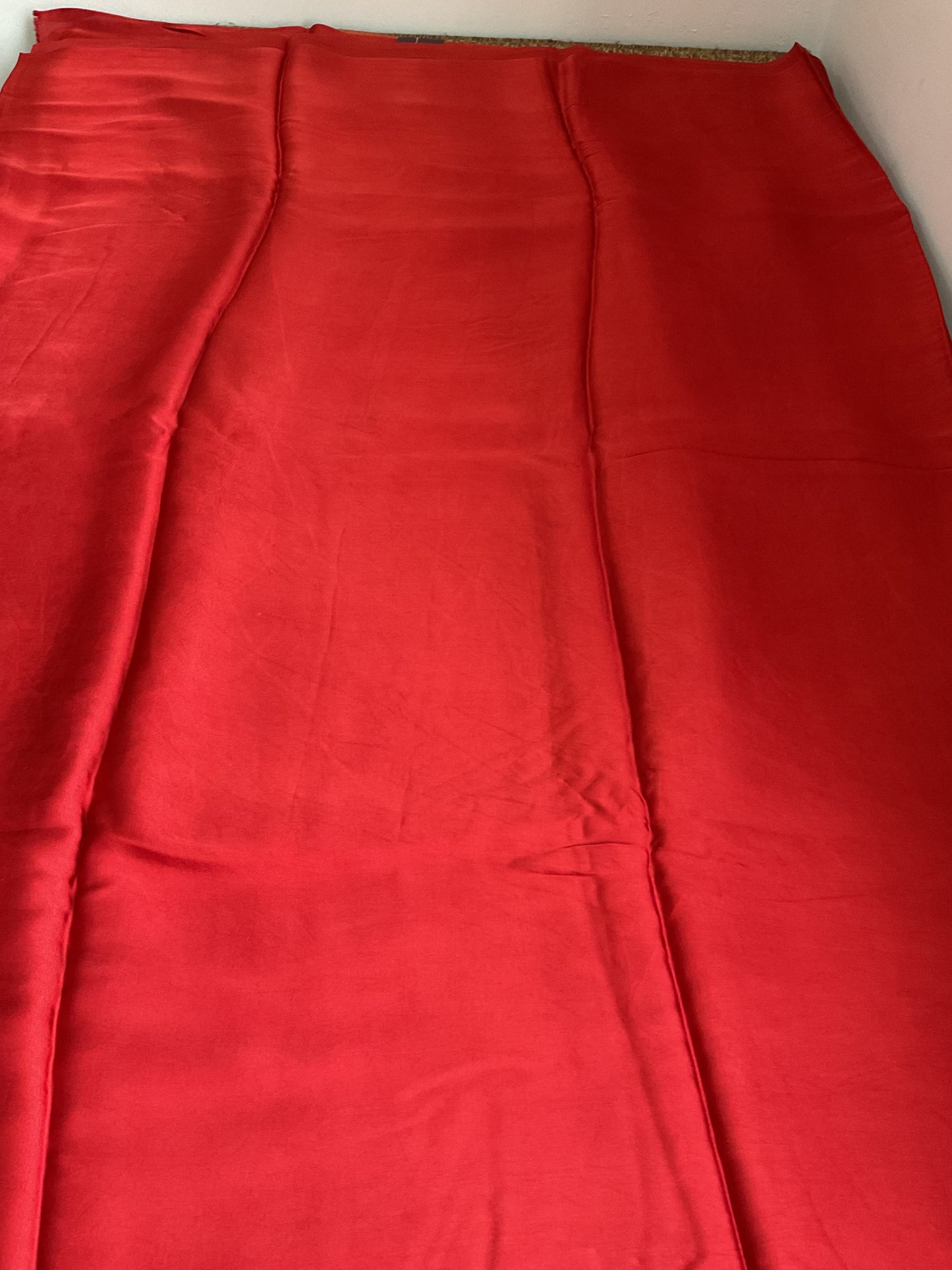 Gajji silk saree(Rich red)