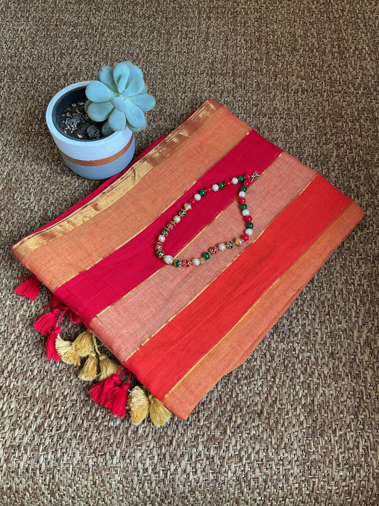 Mul cotton saree (code-01)