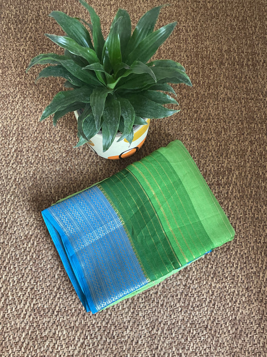 Kalyani Silk chiffon saree (003)