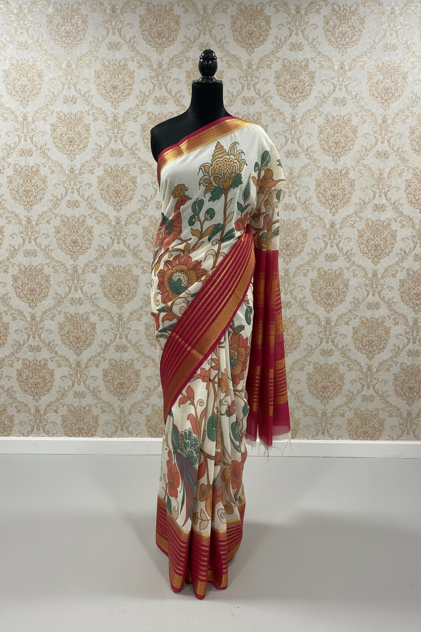 Crepe silk saree