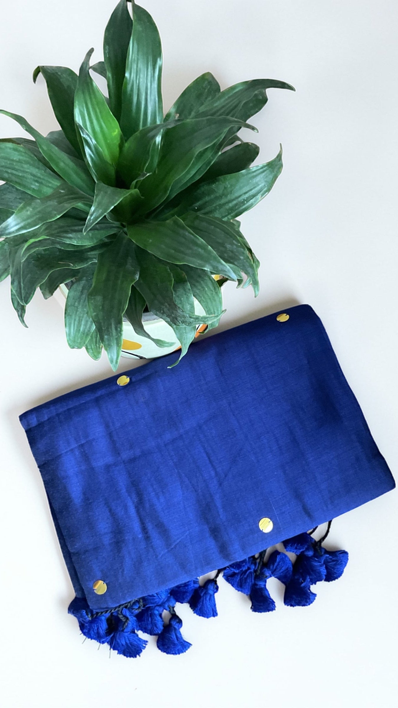 Gini cotton saree( Dark blue)