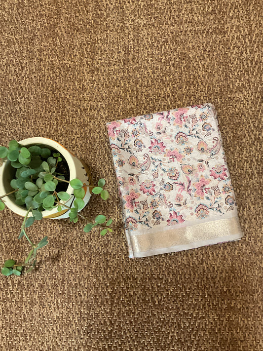 Fancy digital printed saree(05)