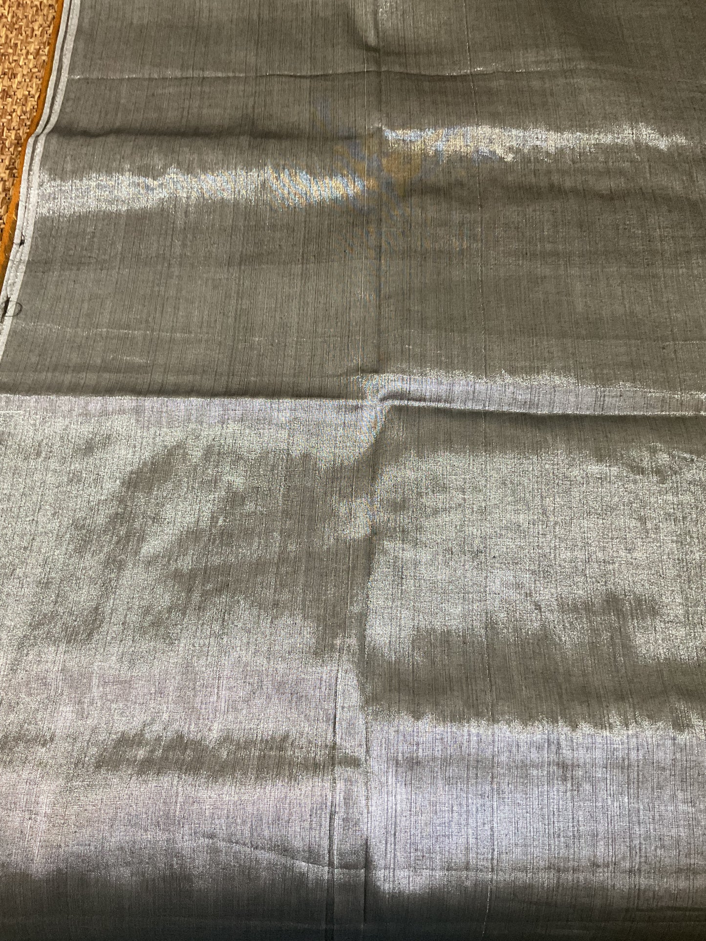 Raaga tissue saree( Gold with silver)