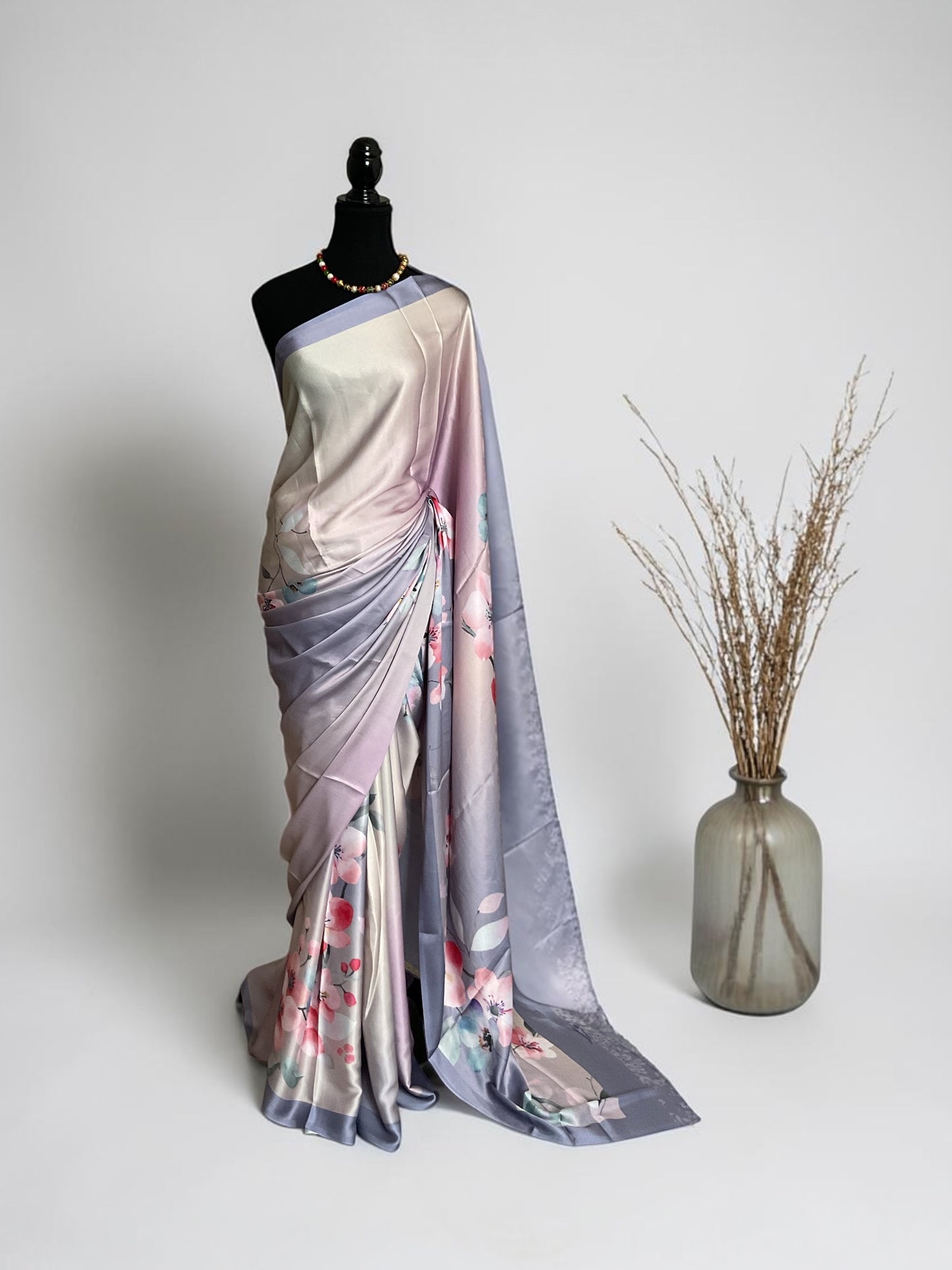 Designer Satin saree(9005)