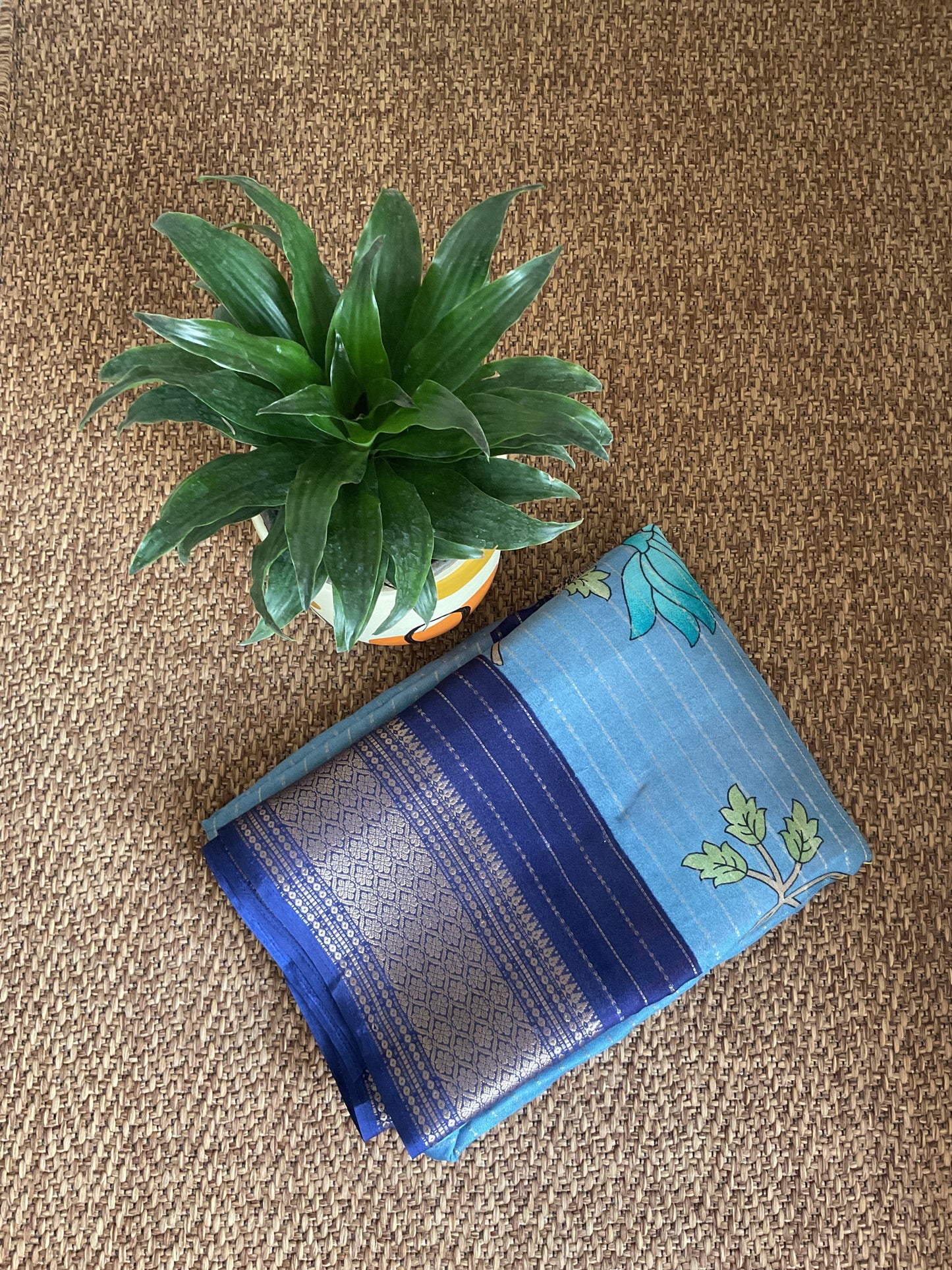 Indrani silk chiffon saree(008)