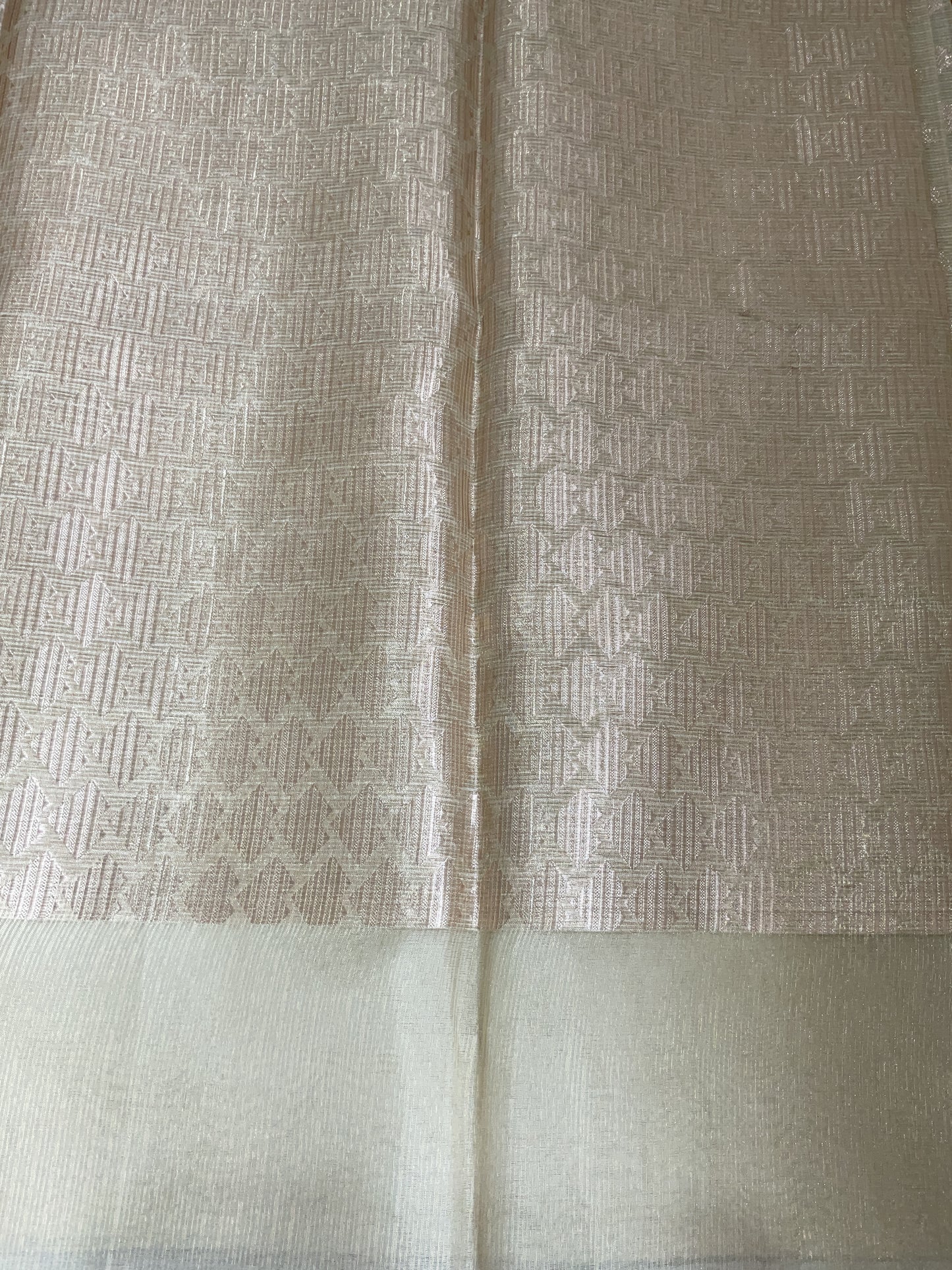 Kota tissue saree( Ivory)