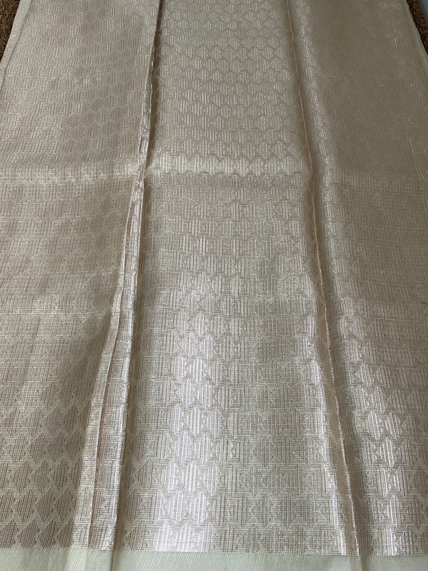 Kota tissue saree( Ivory)