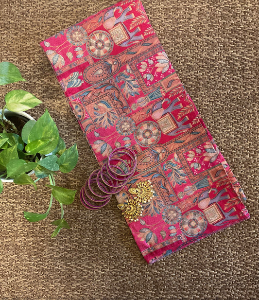 Pure dhola silk blouse fabric