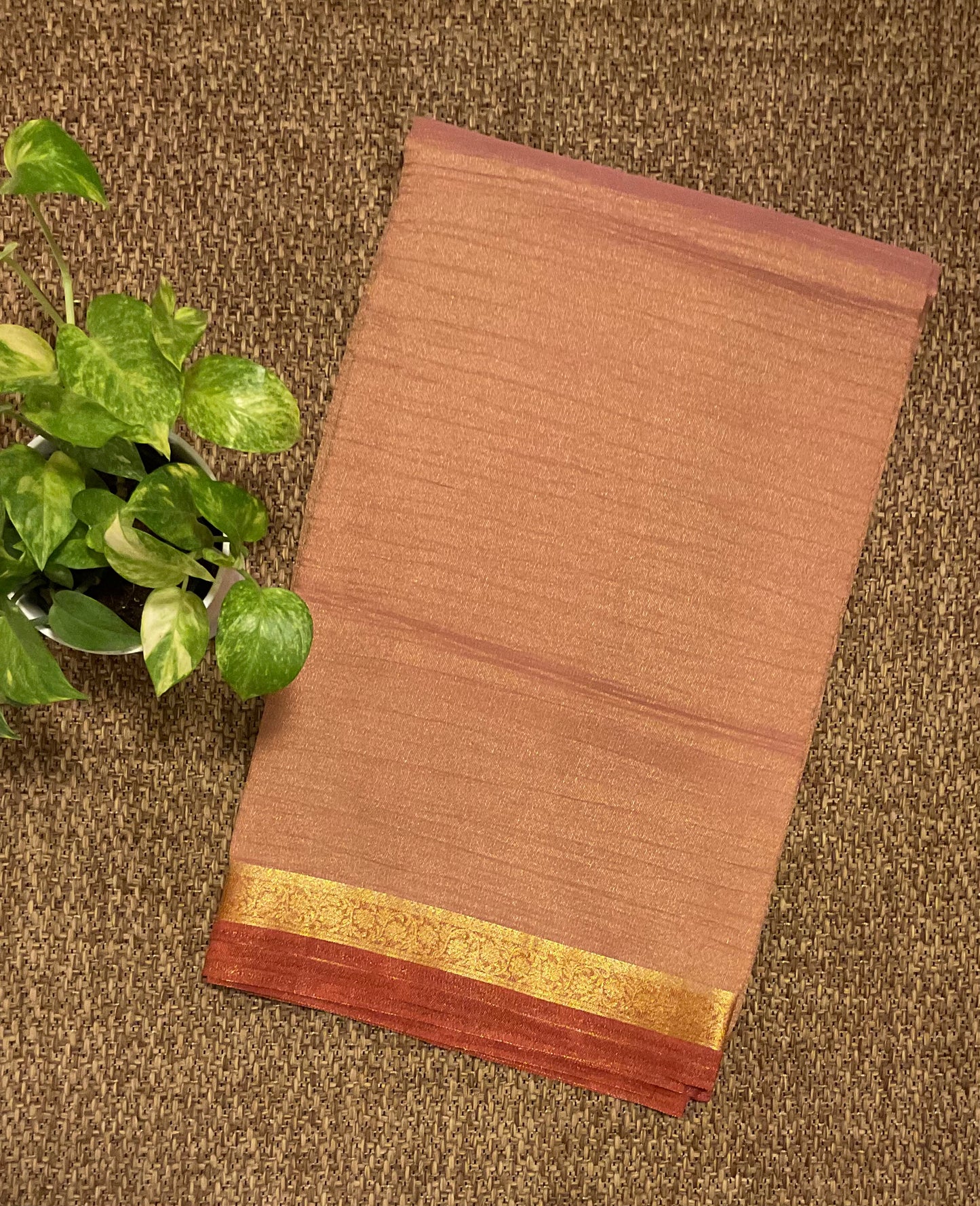 Soft Tissue crush saree