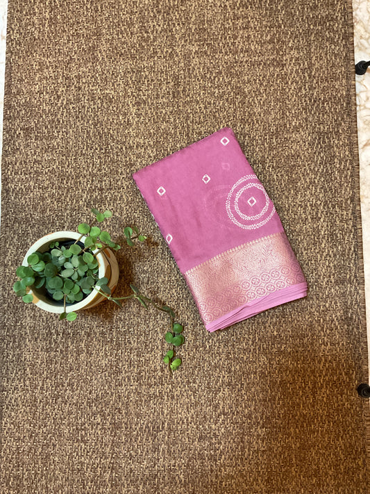 Fancy synthetic saree