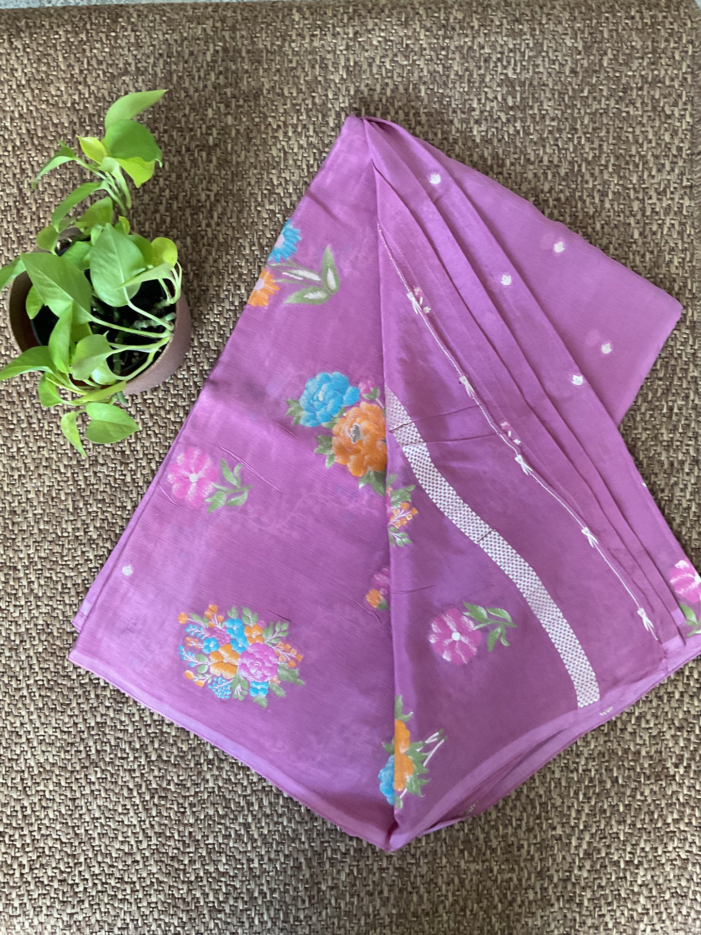 Chinnon lilac saree