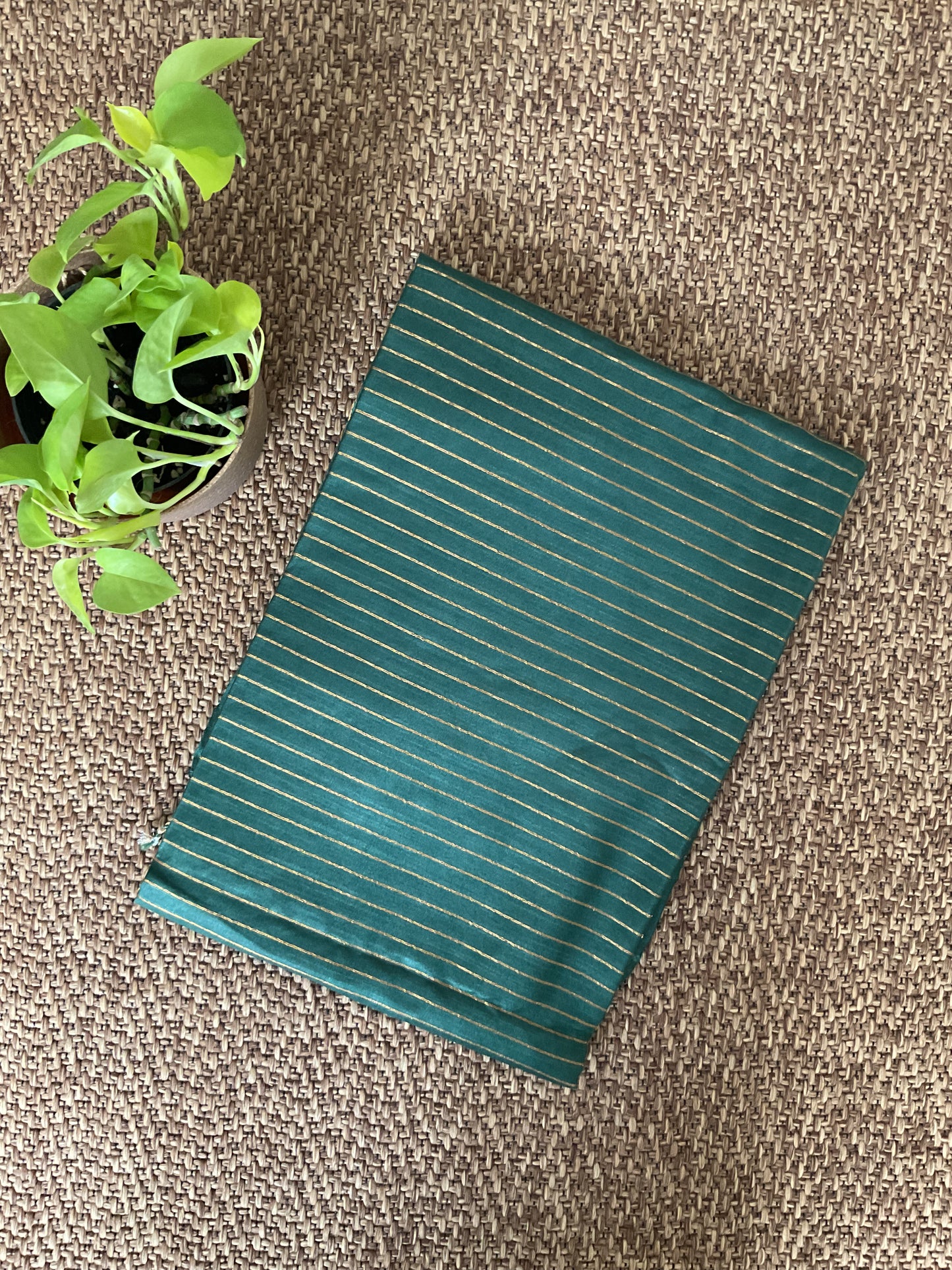 Tussar green saree